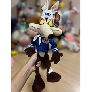 ตุ๊กตา roadrunner looney tunes โรดรันเนอร์ในลูนี่ตูน งานวินเทจ หายาก ป้ายห้อยค่ะ