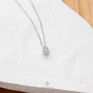 Gems Heritaage : Pear diamond pendant (pdwg68)