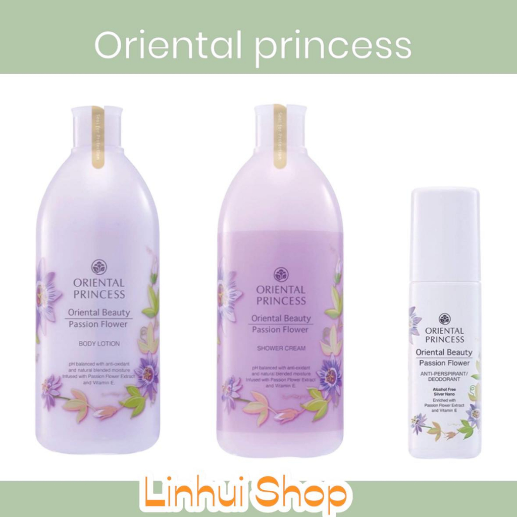 Oriental Beauty Passion Flower มีให้เลือก Shower Cream ครีมอาบน้ำ / Body Lotion โลชั่น / Deodorant โรลออน