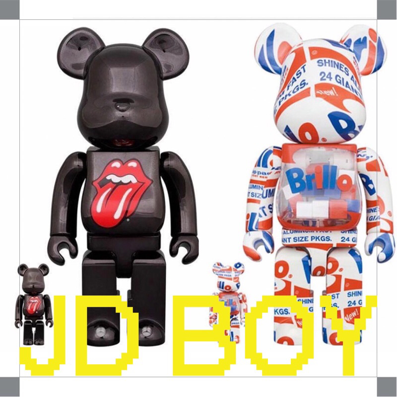 💥สินค้าพร้อมส่ง💥 JDBOY - BE@RBRICK 400% ใหม่ แท้💯