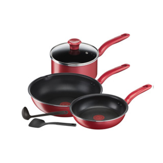 TEFAL ชุดเช็ตหม้อกระทะ 6 ชิ้น So Chef รุ่น G135S696 ก้นกระทะอินดักชั่น สามารถใช้ได้กับเตาทุกประเภทรวมทั้งเตาแม่เหล็กไฟฟ้า "ส่งฟรีทั่วไทย"