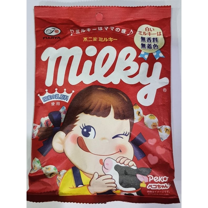 ลูกอม ทอฟฟี่นม Milky Peko-Chan Candy 108 กรัม Fujiya Peko