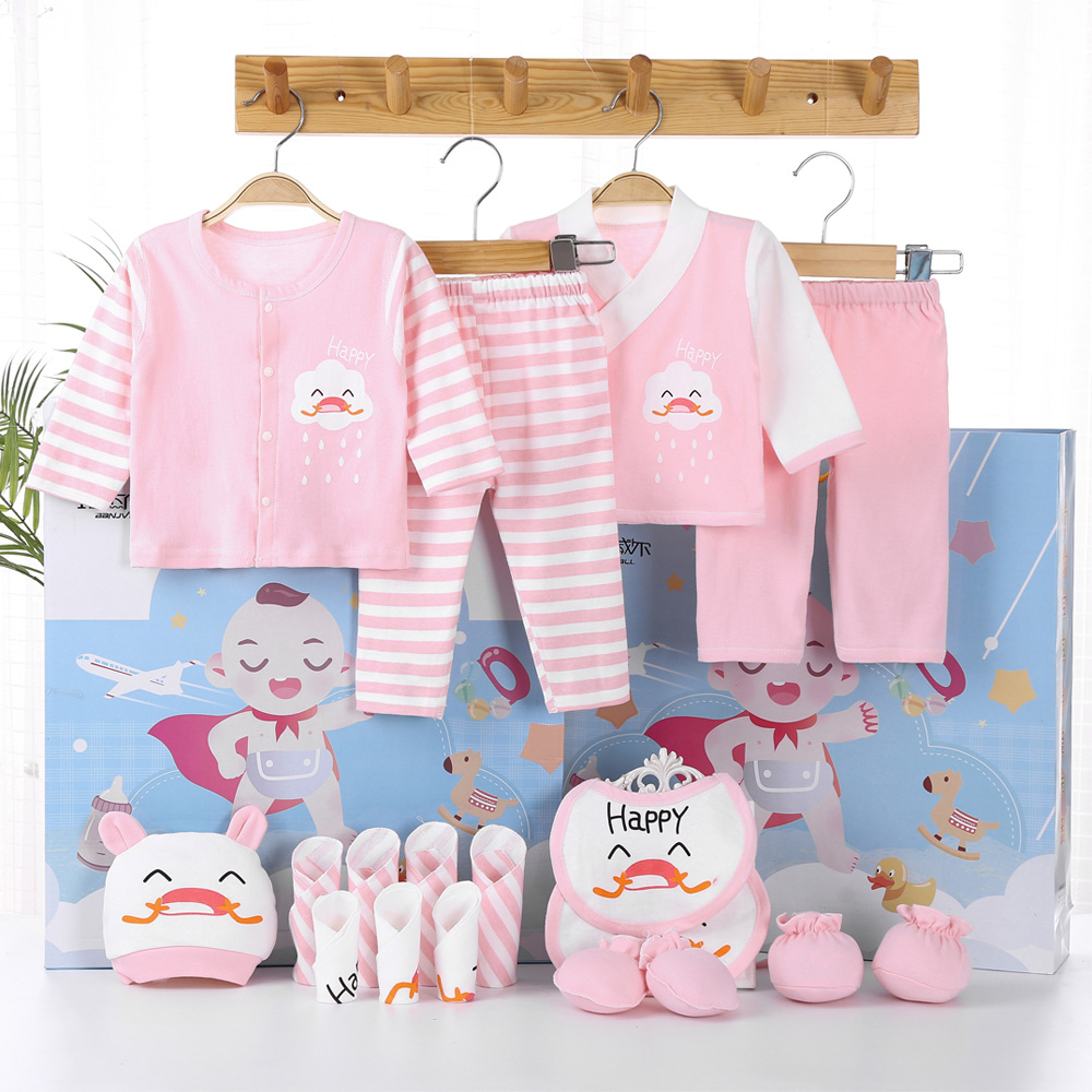 Baby ชุดของขวัญสำหรับเด็กอ่อน 18 ชิ้น - zhufuxiong พร้อมส่งที่ไทย