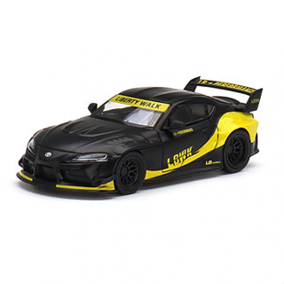 Toyota GR Supra LB-Works Matte Black RHD 1:64 (MINI GT)