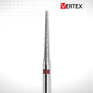 (VERTEX 1กล่อง5ตัว) Diamond Bur หัวกรอไดมอนด์ หัวกรอกากเพชร ทรง Tapered point-ended – 859 Standard