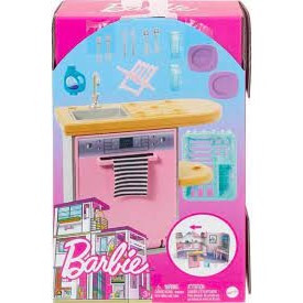 Barbie Furniture and Accessories Pack บาร์บี้ เฟอร์นิเจอร์และแอกเซสซอรี่ รุ่น HJV32