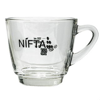 แก้วกาแฟ แบรนด์ Nifta (มีมาตรวัดระดับความเข้มของกาแฟ ml.)