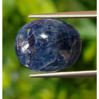 พลอย ไพลิน Blue Sapphire 10.71 กะรัต (Cts.) ดิบ (Unheated)