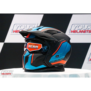 หมวกกันน็อค MT HELMETS รุ่น STREETFIGHTER SV TWIN MATT GREEN