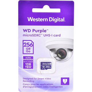 ✔ของแท้✔ 256 GB MICRO SD CARD (ไมโครเอสดีการ์ด) WD PURPLE (WDD256G1P0C-3YEAR) ประกัน 3 ปี