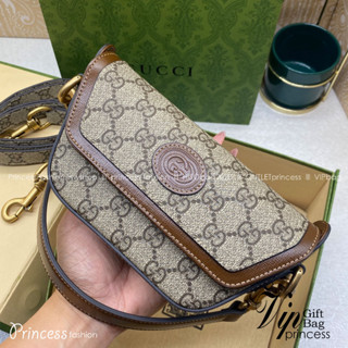 GUCCI GG top handle mini bag with Web in Brown เกรดเทพออริจินอล 1:1 ใช้งานต่างประเทศได้ รุ่นใหม่ล่าสุด ฉลองปีกระต่าย