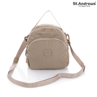 St.Andrews กระเป๋าสะพาย ใช้งานได้ 2 รูปแบบ รุ่น SSH0001 - สีเบจ