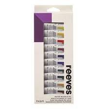 สีน้ำมัน Reeves ชุด 12 สี/ 18 สี Oil Colour Set