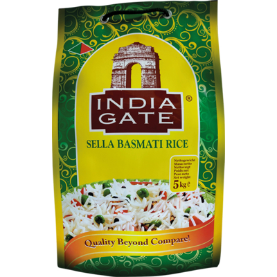 ข้าวบาสมาติ India Gate Cream Sella Basmati Rice 1 kg
