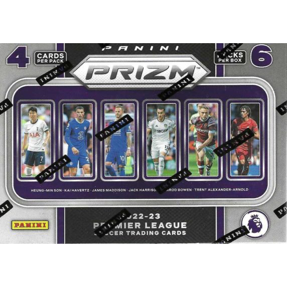 การ์ดสะสมฟุตบอล 2022-23 Panini Prizm Premier League Blaster Box (Pink Mosaic)