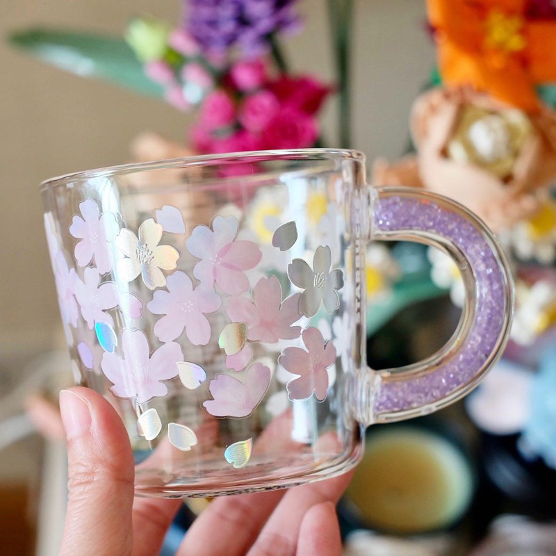 🇯🇵 starbucks japan sakura 2023 glass mug