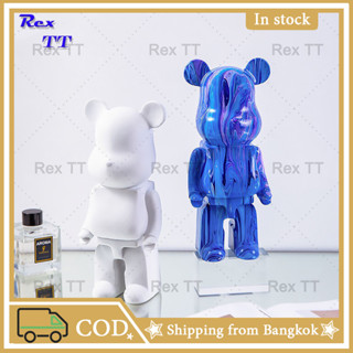 26cm 27cm Bow tie bear with piggy bank bear Fluid painting acrylic paint violent bear