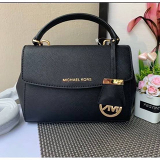 💚แท้💯 พร้อมส่ง💚MK 32F5GAVC1L MICHAEL KORS Ava Extra Small Saffiano Leather Crossbody