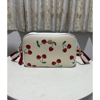 C6420 COACH Jamie Camera Bag With Heart Cherry Print