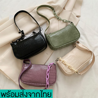 newyorkgallery(N1287) กระเป๋าสะพายไหล่PU