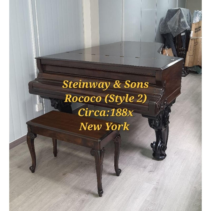 ราคา 2-3 ล้าน แกรนด์​เปียโน​ Steinway & Sons​ 7 ฟุต บูรณะ​จากต่างประเทศ​ ทรงเดียวกับในพิพิธภัณฑ์