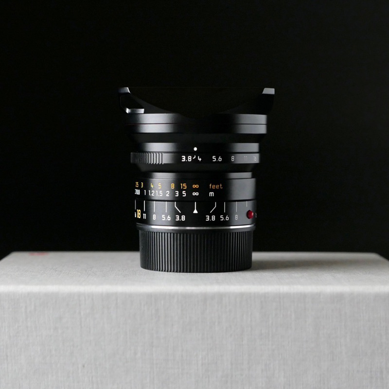 ( Used!! ) Leica 18 F3.8 Super Elmar ASPH Black &lt; Like New &gt;