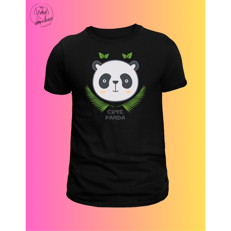 เสื้อยืดคอตตอนสีดำ สกรีนด้วยระบบdft