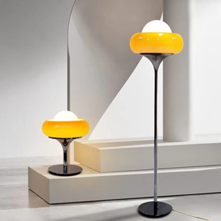 วินเทจ Bauhaus ทาร์ตไข่โคมไฟตั้งพื้นห้องนอนโคมไฟข้างเตียงห้องนั่งเล่นศึกษาโคมไฟตั้งพื้นย้อนยุคคิดถึง