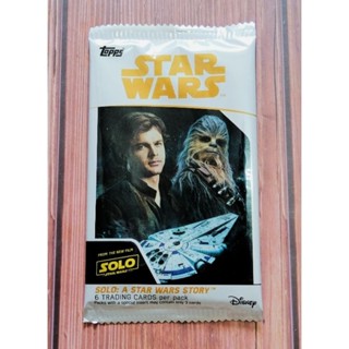 (Sealed Pack) ซองสุ่มการ์ด โซโล สตาร์ วอร์ ( STAR WARS : SOLO A STAR WARS STORY TRADING CARDS )