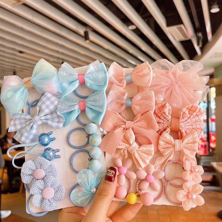 ยางโบว์รัดผม 11ชิ้น 6สี ยางรัดผมดอกไม้ โบว์เด็ก กิ๊บเด็ก ราคา ถูกที่สุด ดีลบีเคเค แกลเลอรีภาพที่ 5