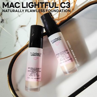 🔥รองพื้นลิซ่ารุ่นใหม่🔥MAC LIGHTFUL C3 NATURALLY FLAWLESS FOUNDATION แบ่งขายสำหรับทดลอง