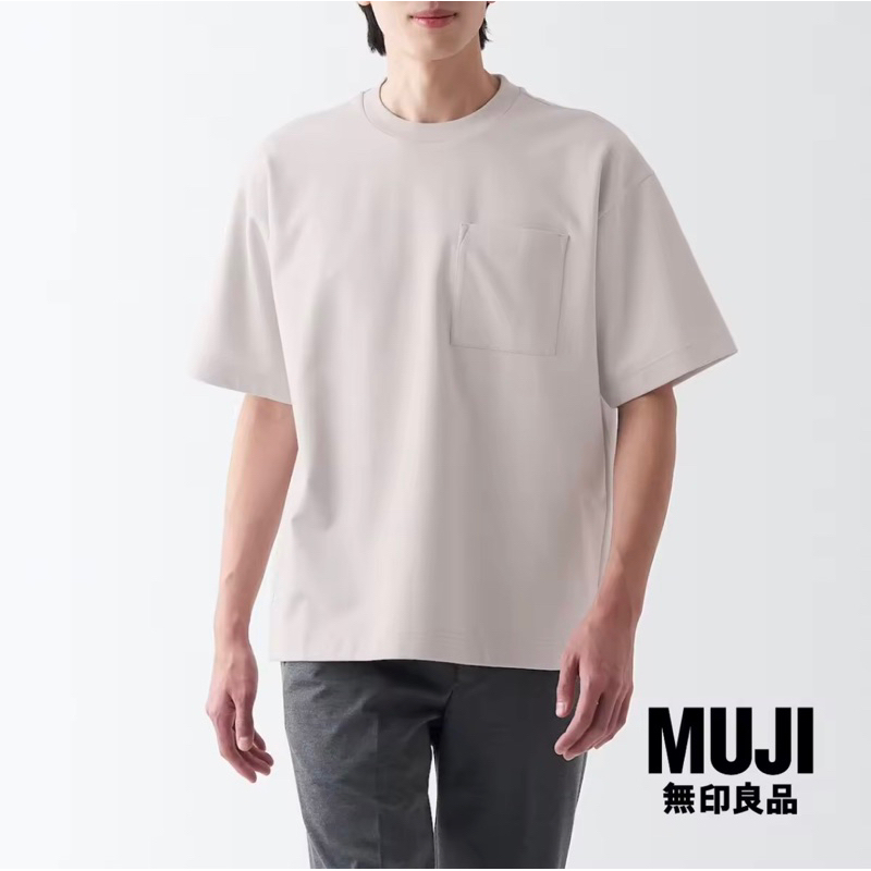 [MUJI] เสื้อยืดคอกลม แขนสั้น คลูทัช (ผู้ชาย)