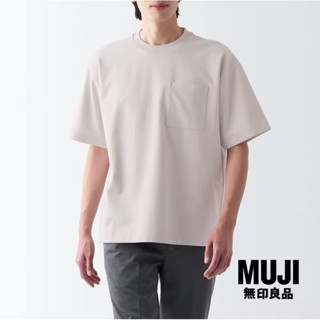 เสื้อยืดคอกลม แขนสั้น คลูทัช (ผู้ชาย) MUJI