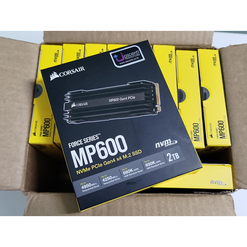 CORSAIR MP600 SSD 2TB PCIe/NVMe M.2 2280 มือสอง ประกัน ARC