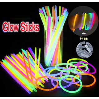 กำไลเรืองแสง Glow Stick แท่งเรืองแสง   กำไลคอนเสิร์ตกำไลนีออน Neon Party (แถมข้อต่อ)🇹🇭พร้อมส่งจากไทย