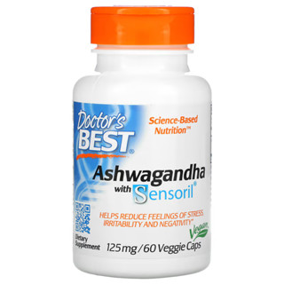 Doctors Best Ashwagandha with Sensoril 125 mg 60 Veggie Caps