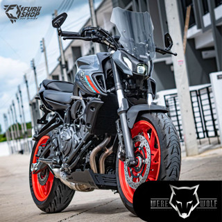 ชิลด์หน้า Were Wolf V-03 : for Yamaha MT07 2018-2022