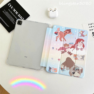 ⭐24 ชั่วโมงส่ง⭐เจ้าหญิงเงือก เคส for iPad Gen10 10.9 Gen8 9 10.2 เคสไอแพด2021 Air4 11pro Case ไอแพด ใส่ปากกาได Air 1 2