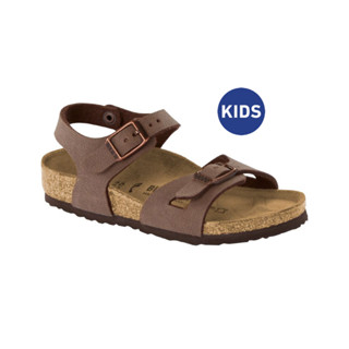 Birkenstock รองเท้าแตะรัดส้น เด็กผู้หญิง รุ่น Rio สี Mocha - 1012505 (regular)