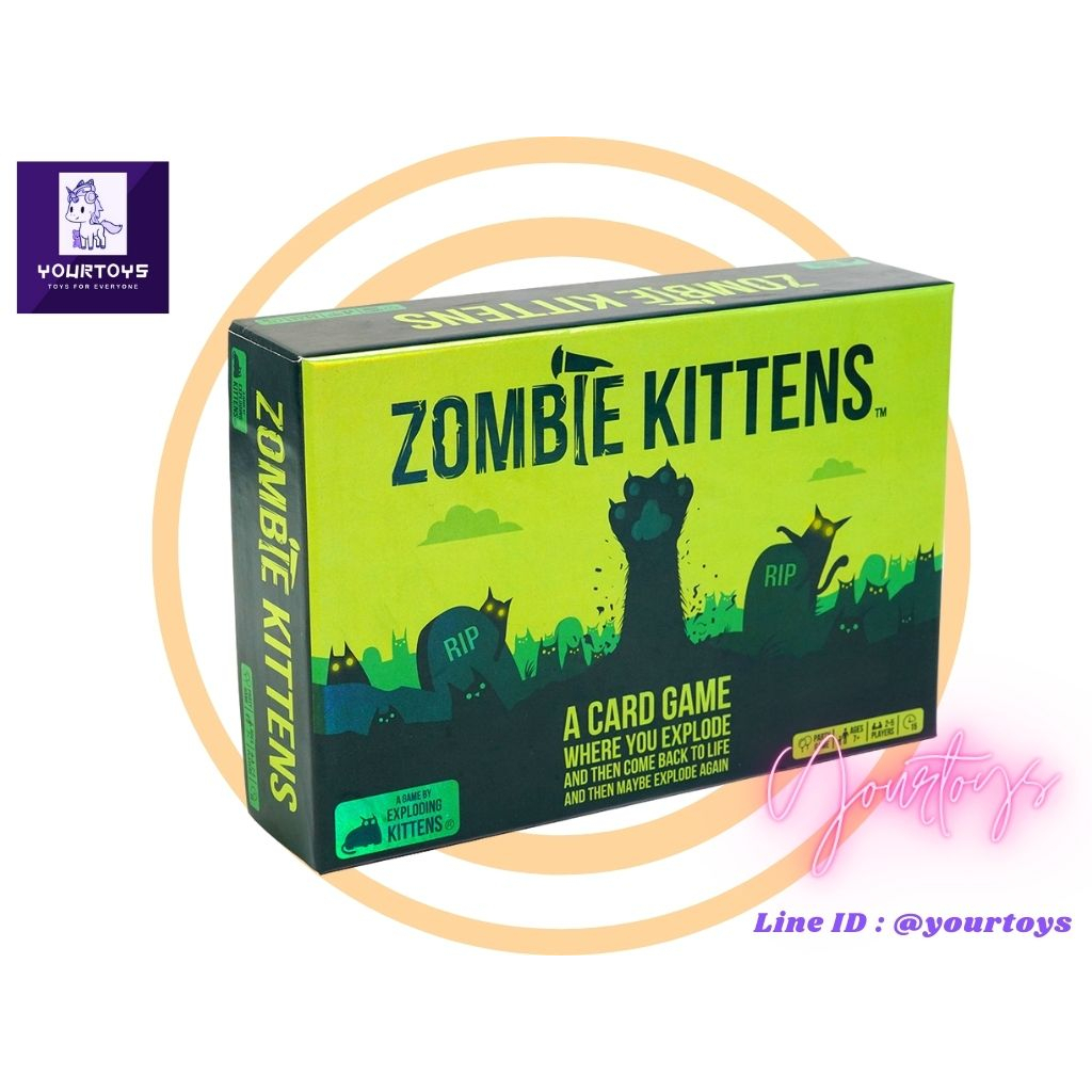 Exploding Kittens : Zombie Kittens Board Game เหมียวระเบิด ภาคซอมบี้ (EN)