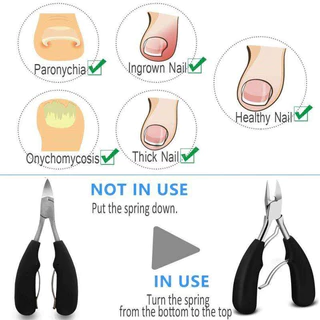 กรรไกรตัดเล็บหัวแหลม กรรไกรตัดซอกเล็บ กรรไกร Nail Pedicure