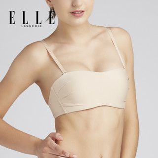 ELLE Lingerie Moulded Bra ยกทรงเกาะอกเต้าเรียบถอดสายบ่าได้ - LB8534