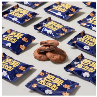 ขนมเกาหลี ขนมต๊อกคุ๊กกี้ 90g 240g ไส้ต๊อกนุ่มหนึบ 쫀득 초코칩 คุกกี้เกาหลี คุ้กกี้ต๊อก