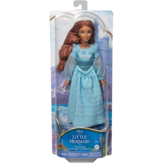 (ของแท้100%) Disney The Little Mermaid Ariel Doll on Land in Signature Blue Dress