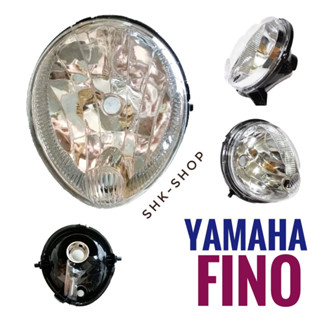 (236) ชุดไฟหน้า YAMAHA FINO - ยามาฮ่า ฟีโน่ เก่า ไฟหน้า จานฉาย จานไฟ มอเตอร์ไซค์