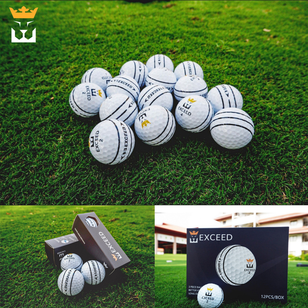 [11GOLF] ลูกกอล์ฟ ลูกพัตต์ GOLF BALL EXCEED HYPER SOFT 3-LAYERS