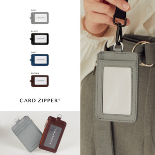 ซองหนังใส่บัตรพนักงาน ซองใส่บัตรแบบหนัง มีซิบ(ไม่รวมสาย) CARD ZIPPER KIDNAP ME.