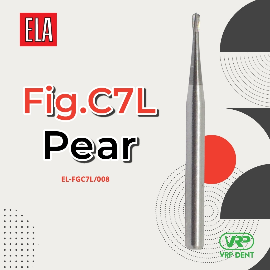 Carbide 330 Pear shape 1 pc. EL-FGC7L/008