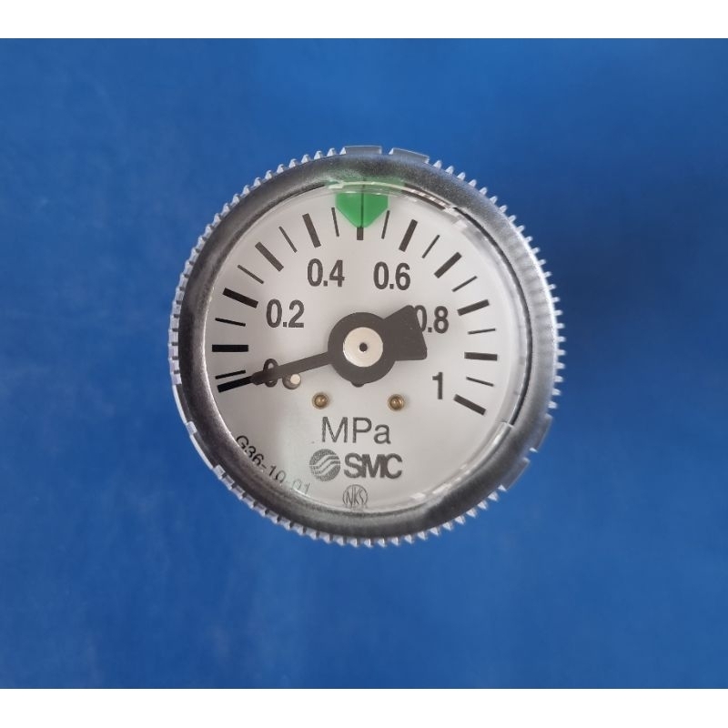 เกจวัดแรงดัน แบรนด์SMC หน้าปัด 40 mm 0-1MPA เกลียวออกหลัง 1/8"(1หุล)
