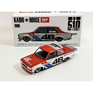 โมเดลรถเหล็ก Kaido House x Mini GT No.006 Datsun 510 Pro Street BRE510 V.2